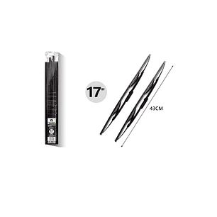 PACK DE 2 LIMPIAPARABRISAS TRADICIONALES 17