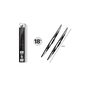 PACK DE 2 LIMPIAPARABRISAS TRADICIONALES 18