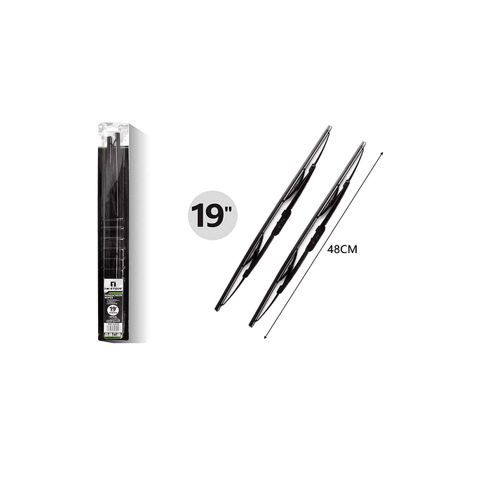 PACK DE 2 LIMPIAPARABRISAS TRADICIONALES 19