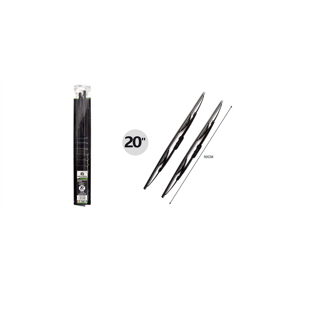PACK DE 2 LIMPIAPARABRISAS TRADICIONALES 20