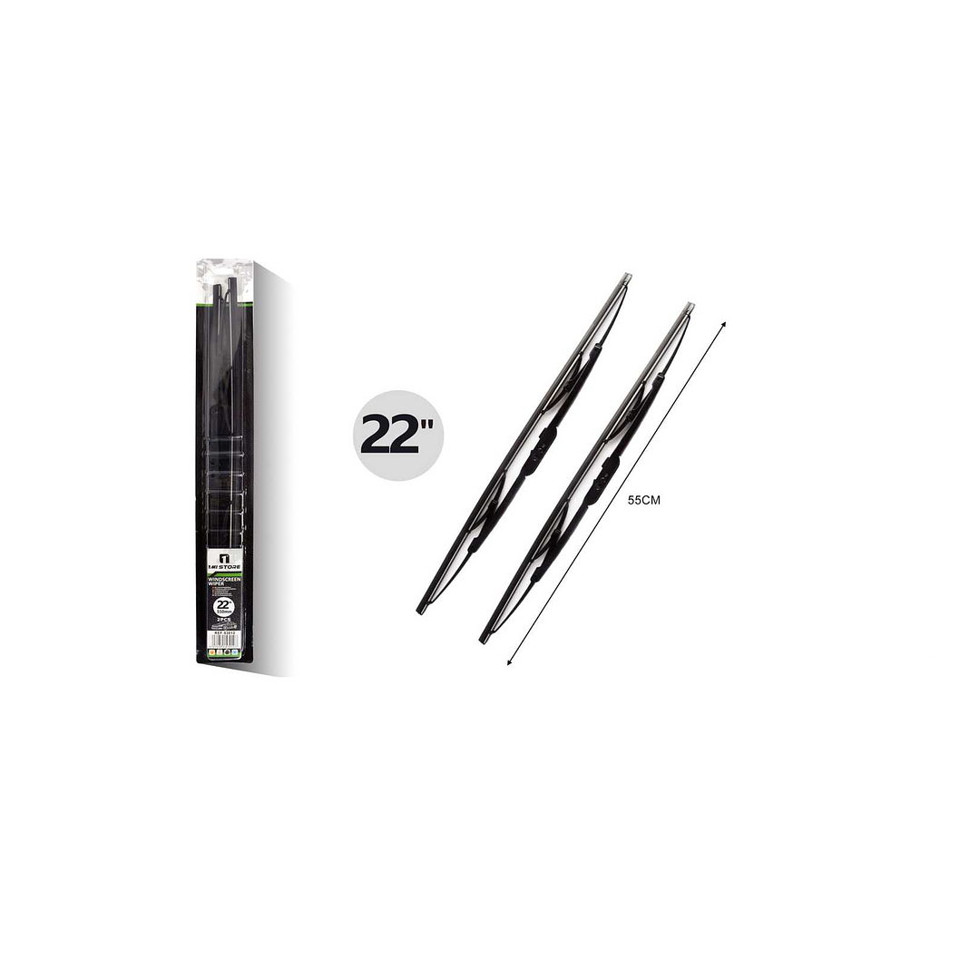 PACK DE 2 LIMPIAPARABRISAS TRADICIONALES 22