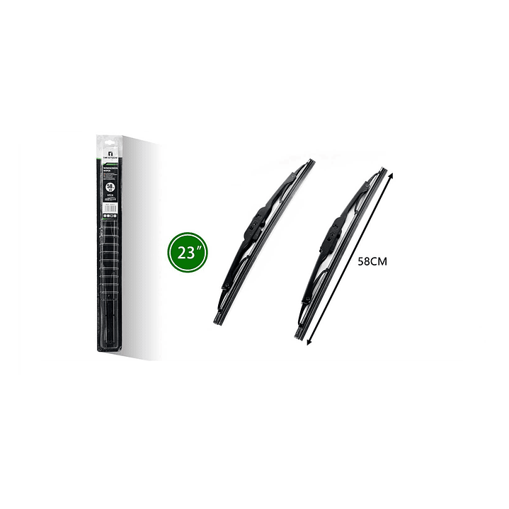 PACK DE 2 LIMPIAPARABRISAS TRADICIONALES 23