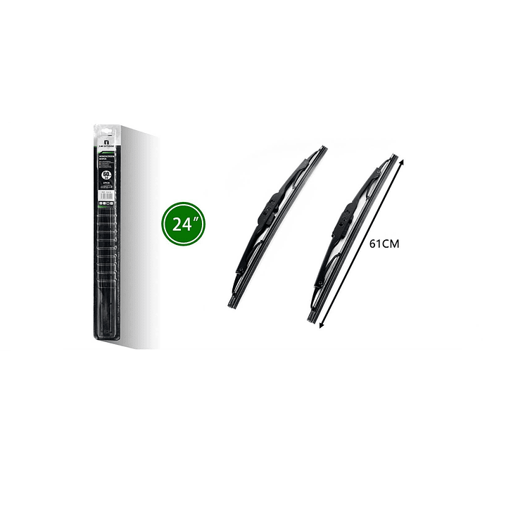 PACK DE 2 LIMPIAPARABRISAS TRADICIONALES 24