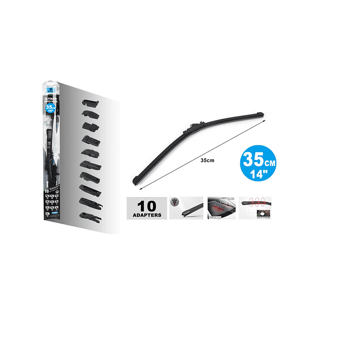 PLUMILLA LIMPIAPARABRISAS UNIVERSAL DE 14