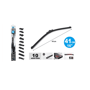 PLUMILLA LIMPIAPARABRISAS UNIVERSAL DE 16