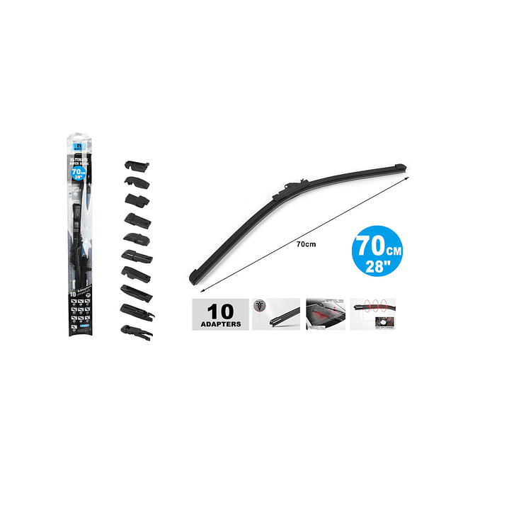 PLUMILLA LIMPIAPARABRISAS UNIVERSAL DE 28
