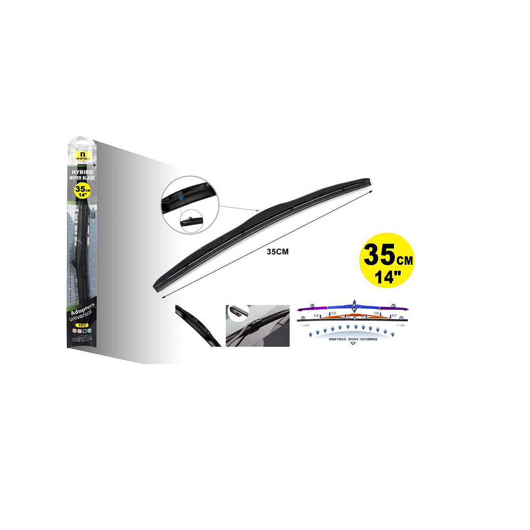 PLUMILLA LIMPIAPARABRISA HÍBRIDA DE 14