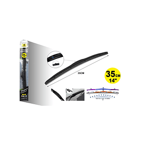 PLUMILLA LIMPIAPARABRISA HÍBRIDA DE 14