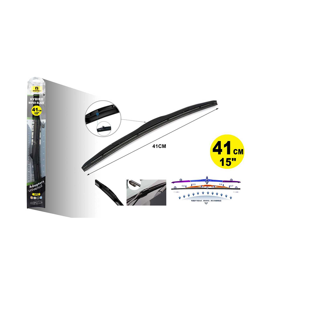 PLUMILLA LIMPIAPARABRISA HÍBRIDA DE 15