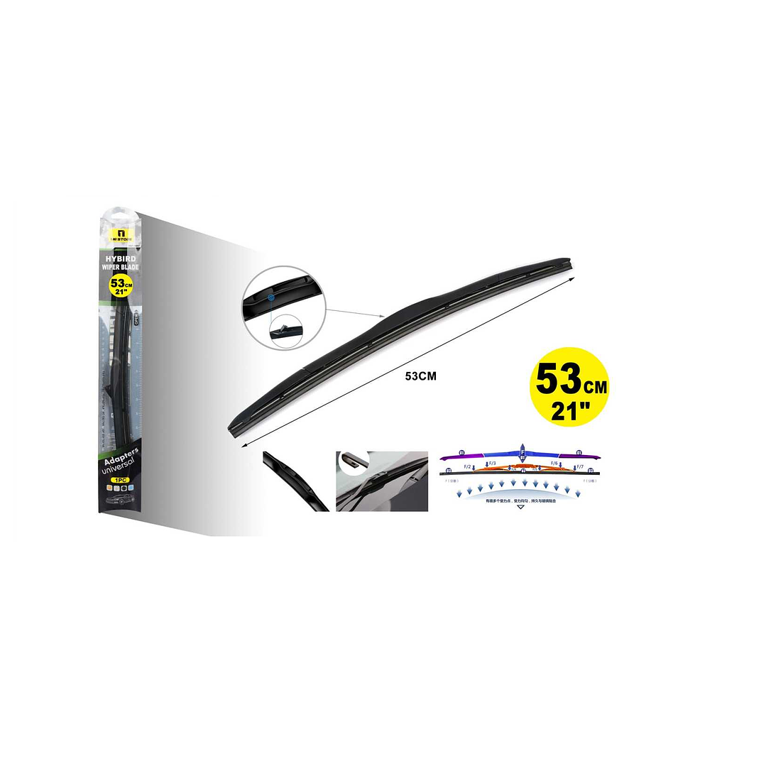 PLUMILLA LIMPIAPARABRISA HÍBRIDA DE 21