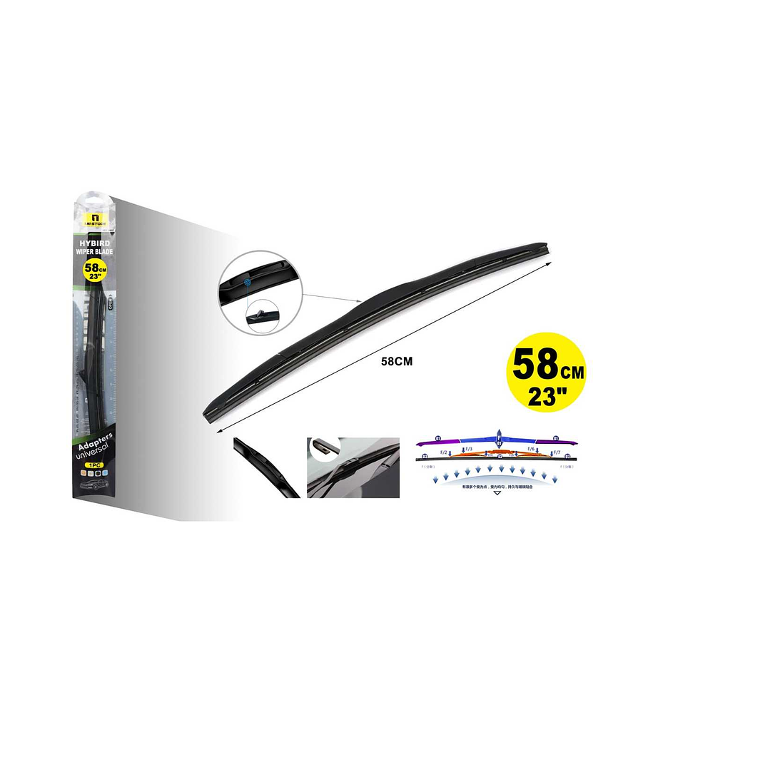 PLUMILLA LIMPIAPARABRISA HÍBRIDA DE 23