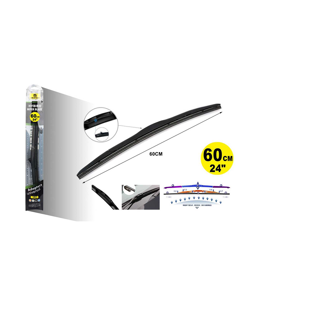 PLUMILLA LIMPIAPARABRISA HÍBRIDA DE 24