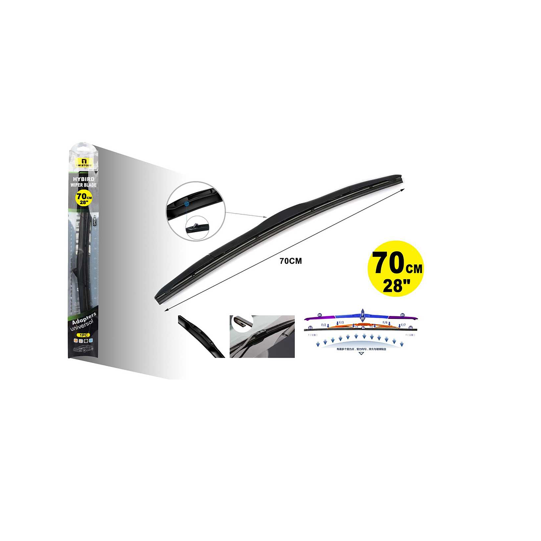 PLUMILLA LIMPIAPARABRISA HÍBRIDA DE 28