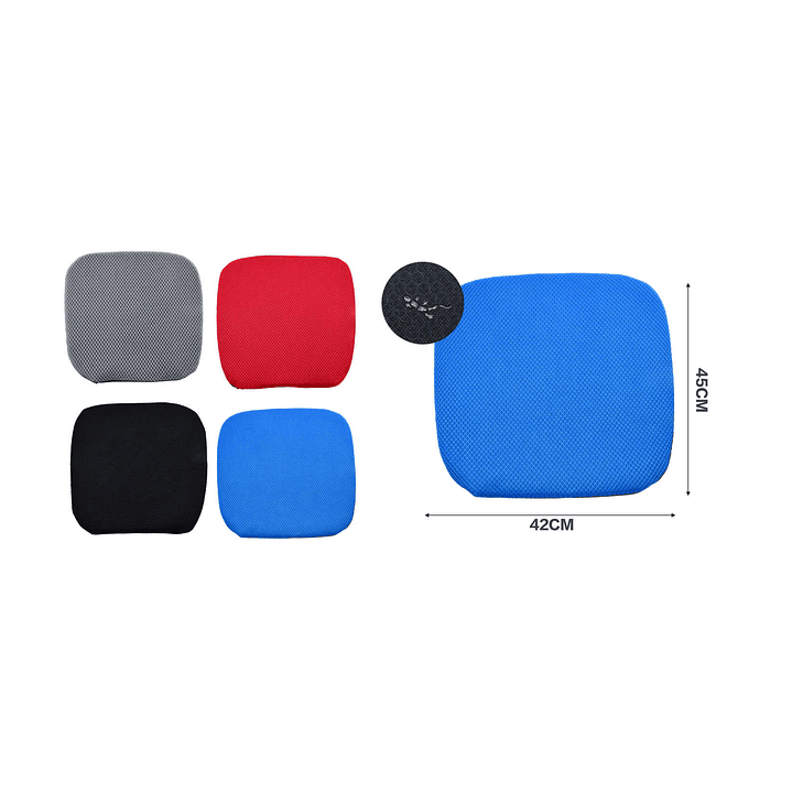 COJÍN DE ASIENTO DE GEL ERGONÓMICO 45X42CM 1