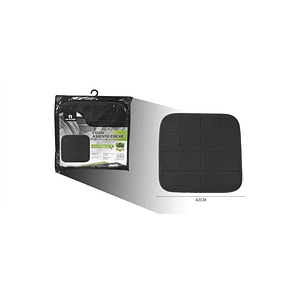 COJÍN CUADRADO DE ASIENTO COLOR NEGRO 42X42CM