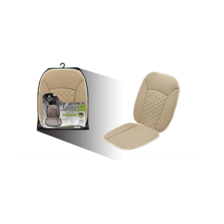FUNDA DE ASIENTO PARA AUTOMOVIL BEIGE 1