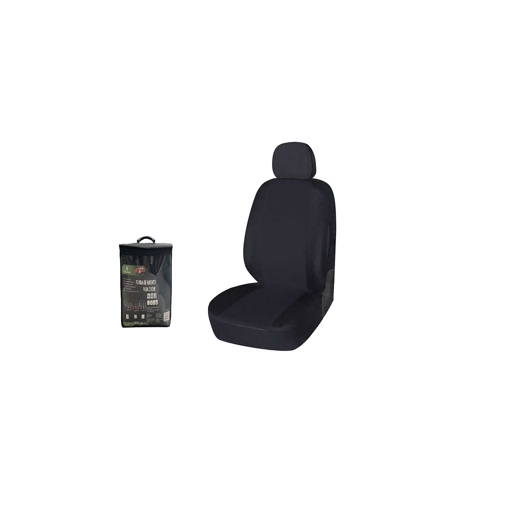 FUNDA (1) DE ASIENTO PARA COCHE NEGRO  1