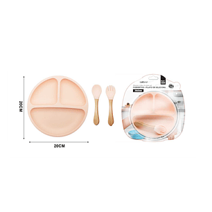 SET DE ALIMENTACIÓN DE SILICONA PARA BEBÉS