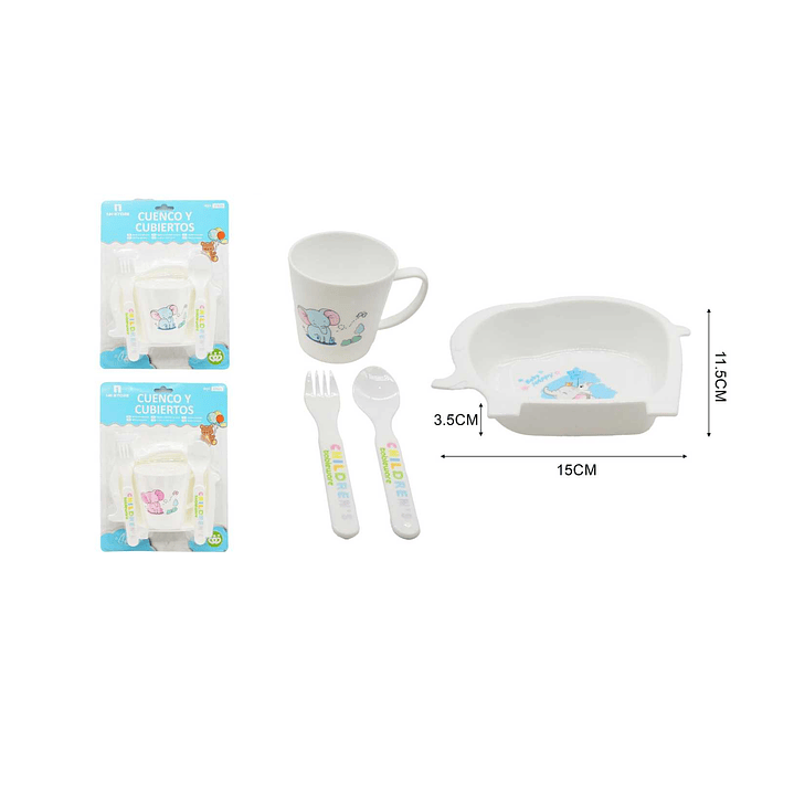 SET DE VAJILLA INFANTIL 1