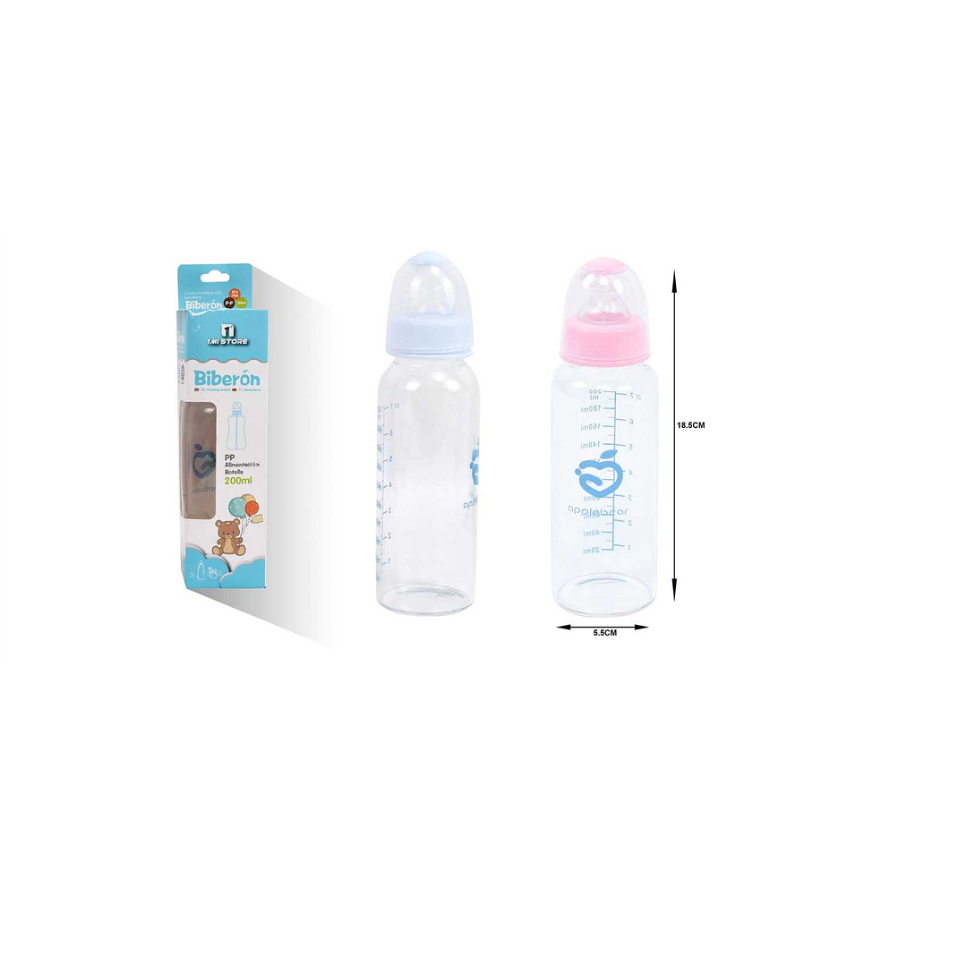 MAMADERA DE PLASTICO 200ML 1