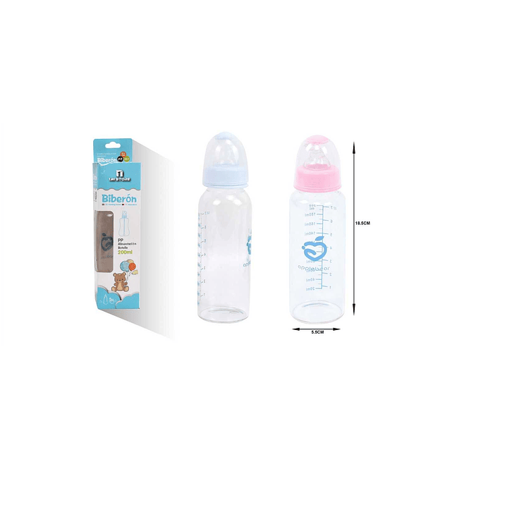 MAMADERA DE PLASTICO 200ML 1