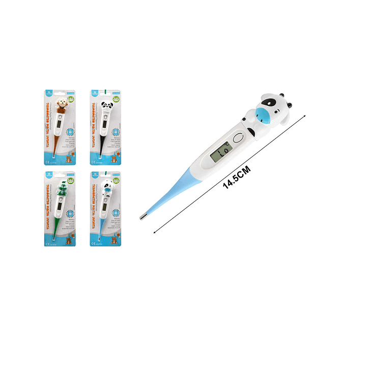 TERMÓMETRO DIGITAL INFANTIL CON DISEÑOS DE ANIMALES  1