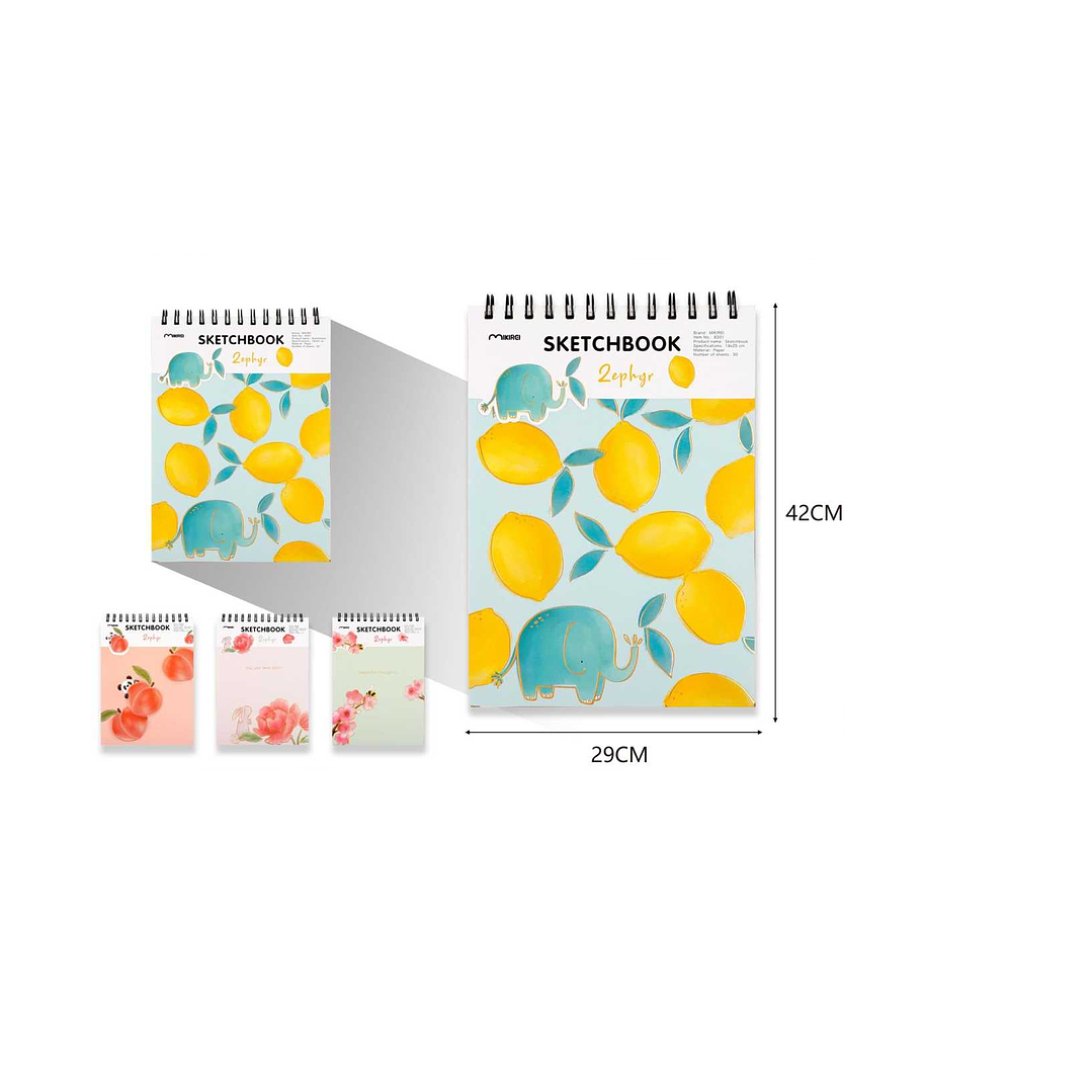 BLOC DE DIBUJO ZEPHYR  1