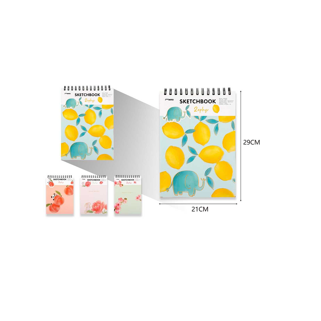 BLOC DE DIBUJO ZEPHYR  2