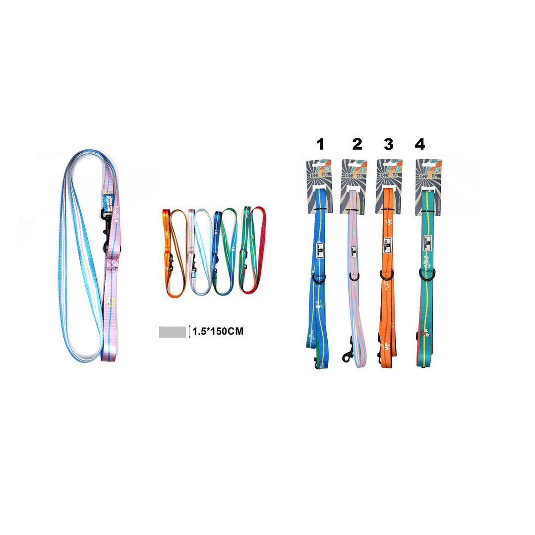 CORREA PARA MASCOTAS 1.5 X 150CM 1