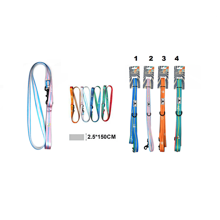 CORREA PARA MASCOTAS 2.0 X 150CM 1