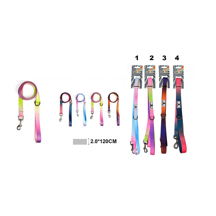 CORREA PARA MASCOTAS 2.0 X 120CM 1