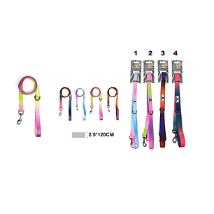 CORREA PARA MASCOTAS 2.5 X 120CM