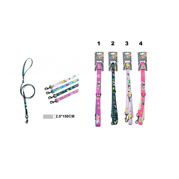 CORREA PARA MASCOTAS 2.0 X 150CM 1