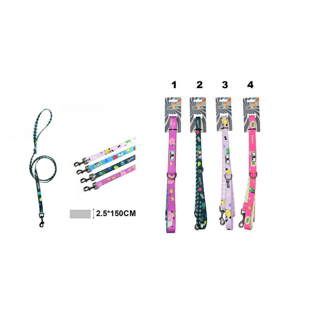 CORREA PARA MASCOTAS 2.5 X 150CM 1