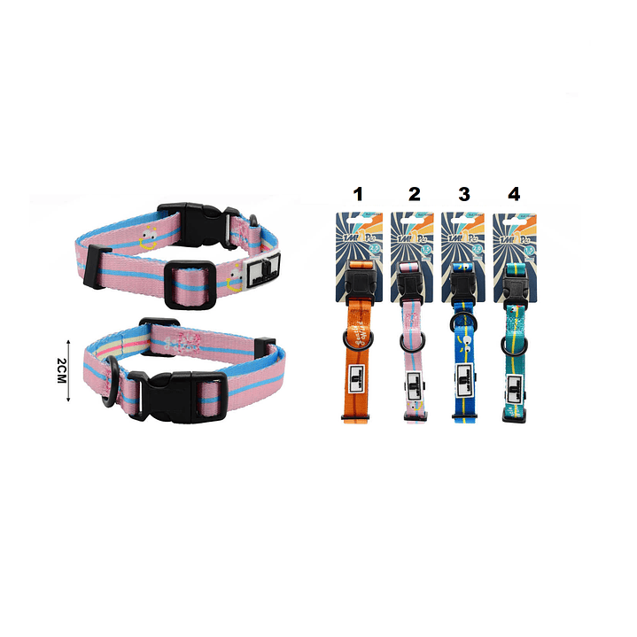 COLLARES PARA MASCOTAS 2.0CM 1