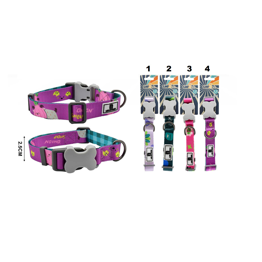 COLLARES PARA MASCOTAS 2.5CM 1