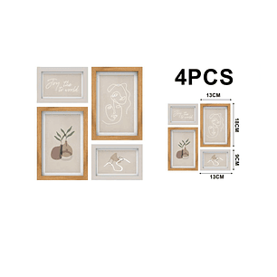 SET DE 4 MARCOS DE FOTOS 