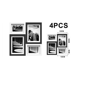 SET DE 4 MARCOS DE FOTOS