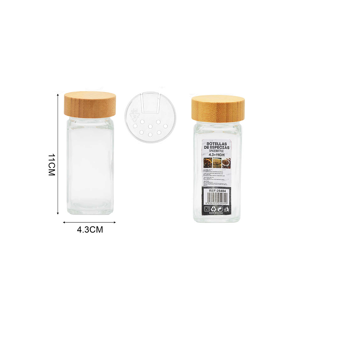 BOTELLA DE ESPECIAS 11CM 1