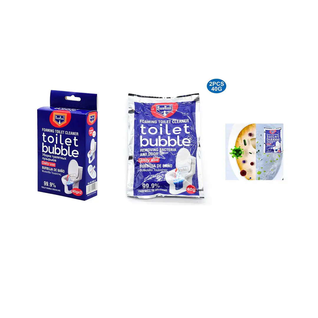 LIMPIADOR DE INODOROS EN POLVO 2PCS 40G 1