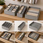 PACK 3 ORGANIZADOR DE ROPA INTERIOR GRIS - Miniatura 3
