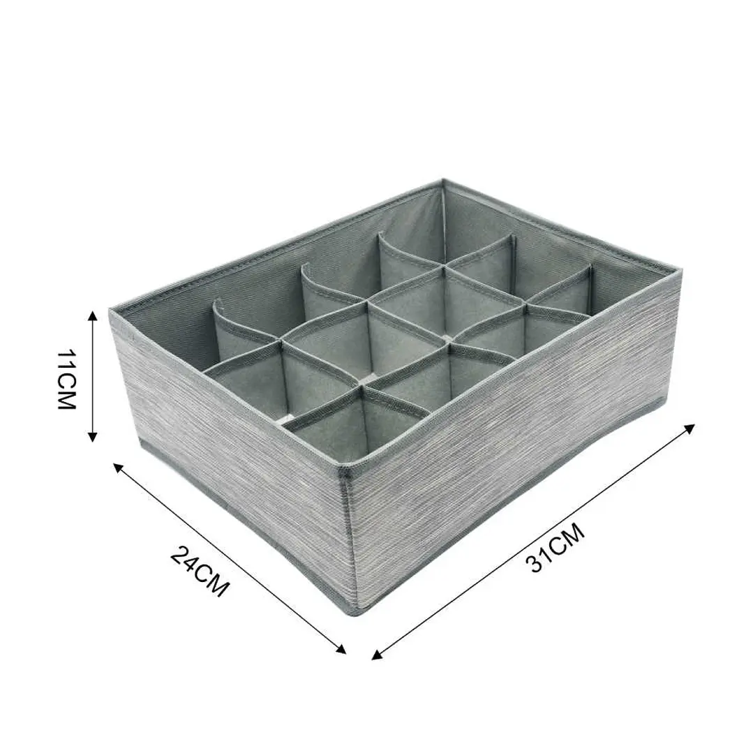 ORGANIZADOR DE ROPA INTERIOR GRIS 3