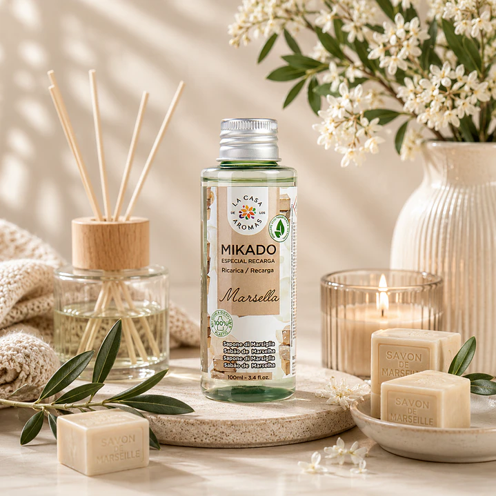 AMBIENTADOR MIKADO MARSELLA 100ML CASA DE LOS AROMAS 1