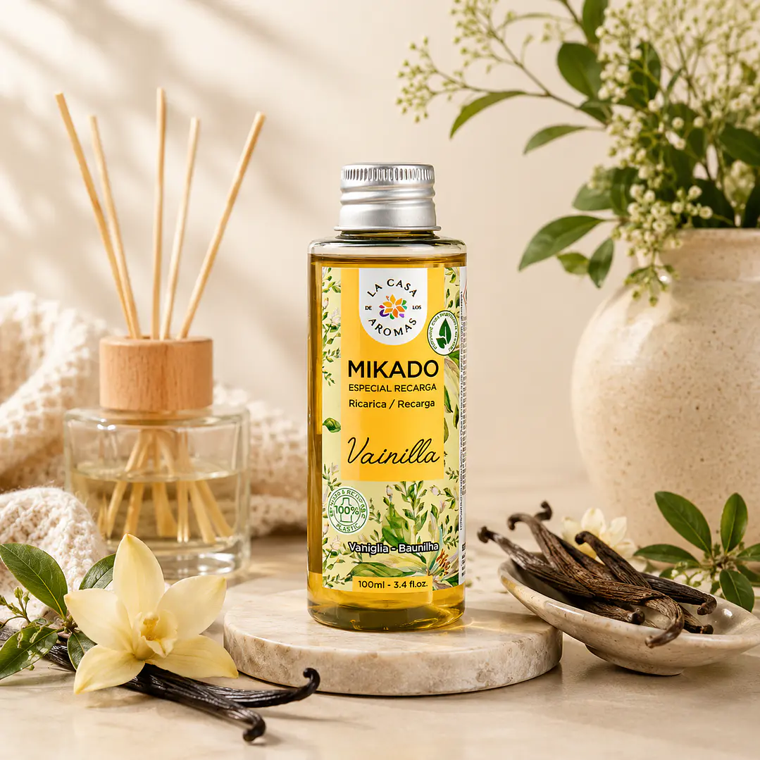 AMBIENTADOR MIKADO VAINILLA 100ML CASA DE LOS AROMAS 1