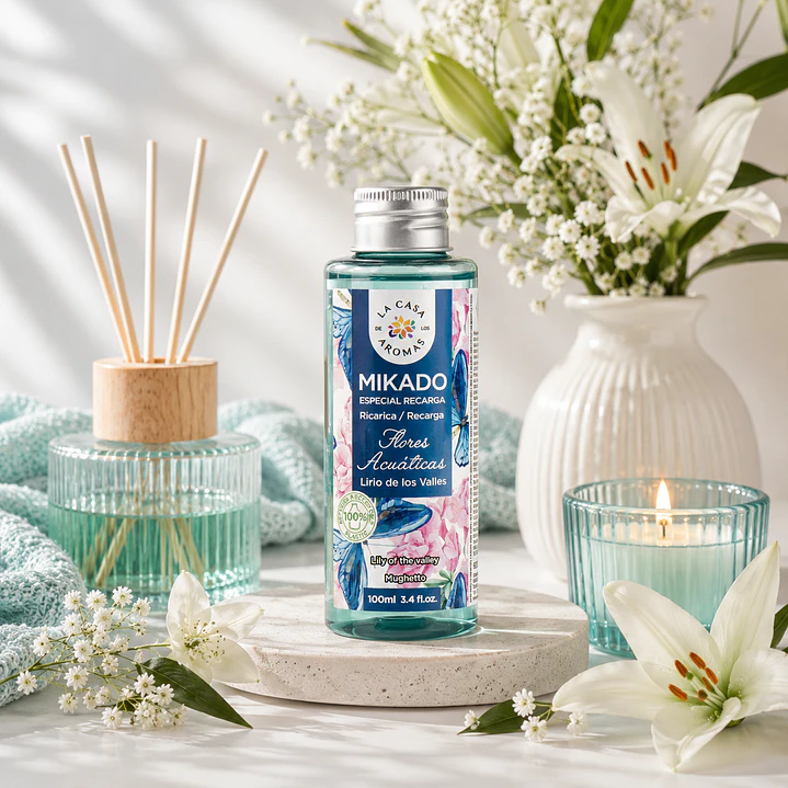AMBIENTADOR MIKADO FLORES ACUATICAS 100ML CASA DE LOS AROMAS 1