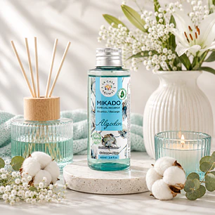 AMBIENTADOR MIKADO ALGODON 100ML CASA DE LOS AROMAS