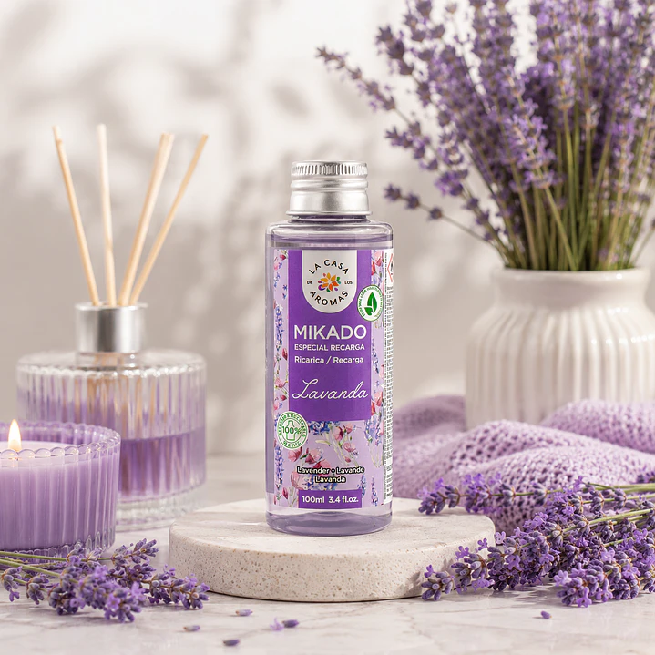 AMBIENTADOR MIKADO LAVANDA 100ML CASA DE LOS AROMAS 1
