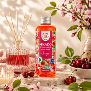 AMBIENTADOR MIKADO CEREZA 250ML CASA DE LOS AROMAS