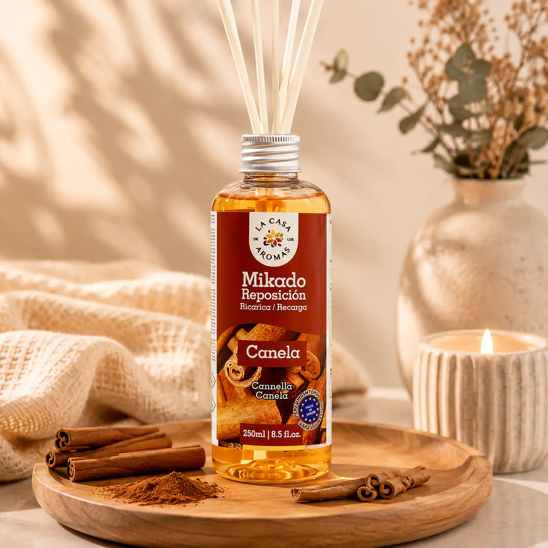 AMBIENTADOR MIKADO CANELA 250ML CASA DE LOS AROMAS 1