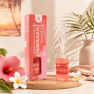 AMBIENTADOR MIKADO BASIC HAWAIIAN SUNSET 95ML CASA DE LOS AROMAS